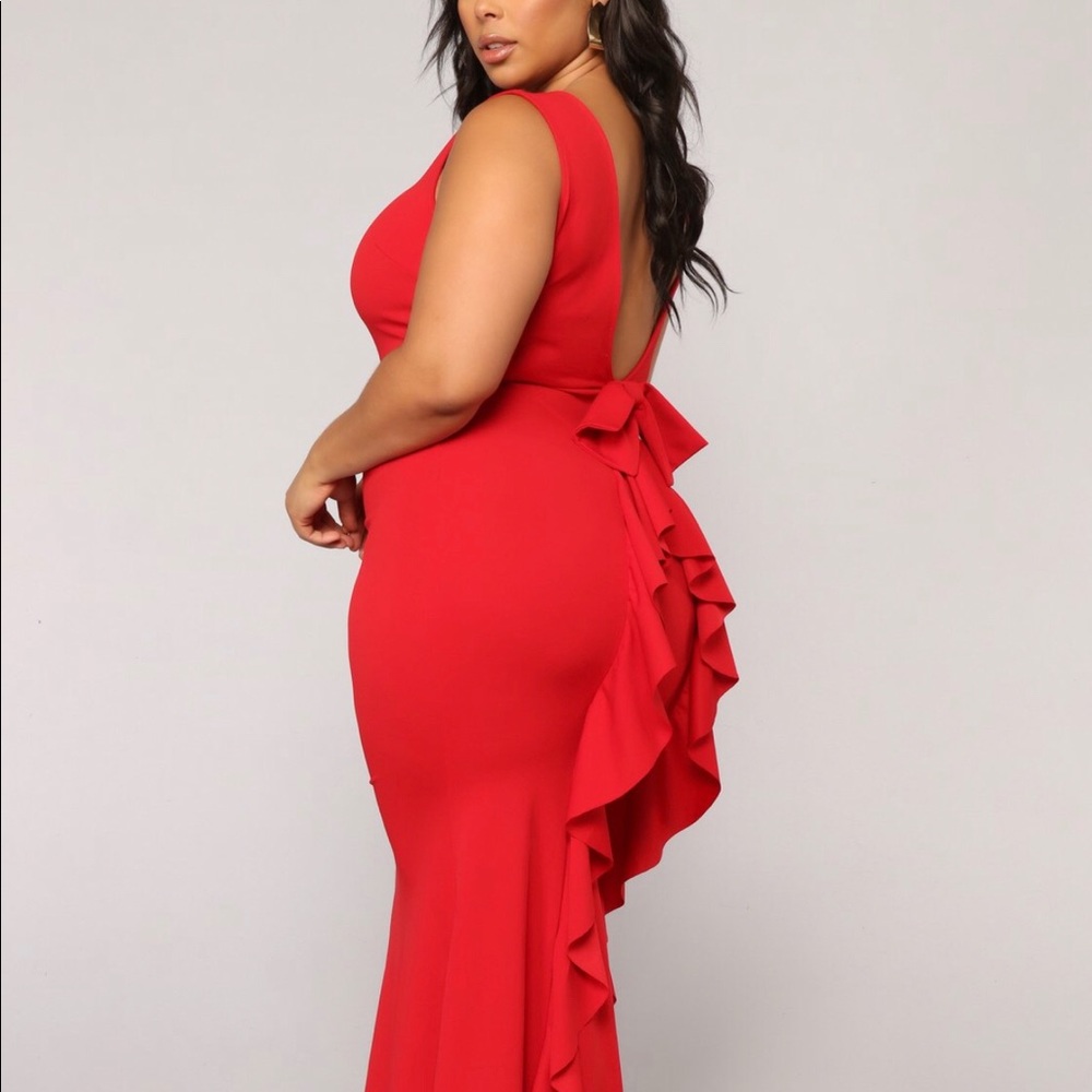 Red dress